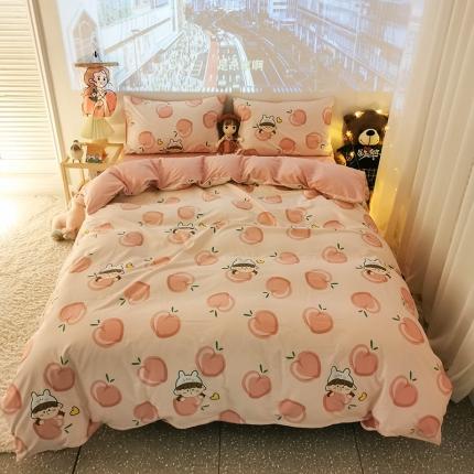 91家纺网 家纺一手货源 找家纺 （总）HL原创新款13372全棉四件套夜晚网红风实拍图