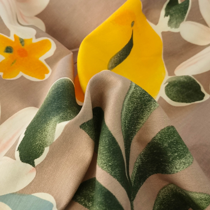 91家纺网 家纺一手货源 找家纺 HL原创新款13372全棉四件套夜晚网红风实拍图 橙意