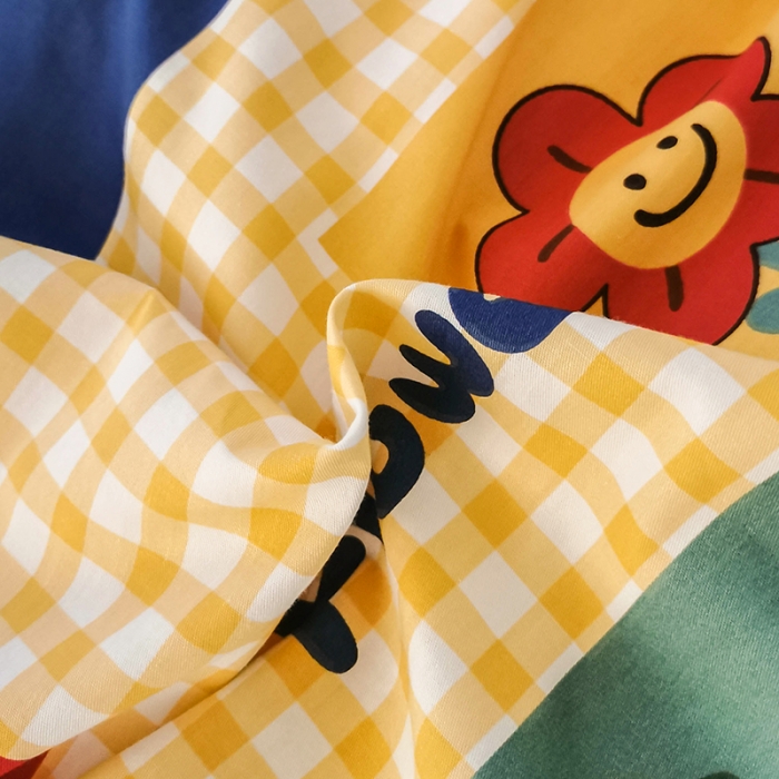 91家纺网 家纺一手货源 找家纺 HL原创新款13372全棉四件套夜晚网红风实拍图 动漫王国