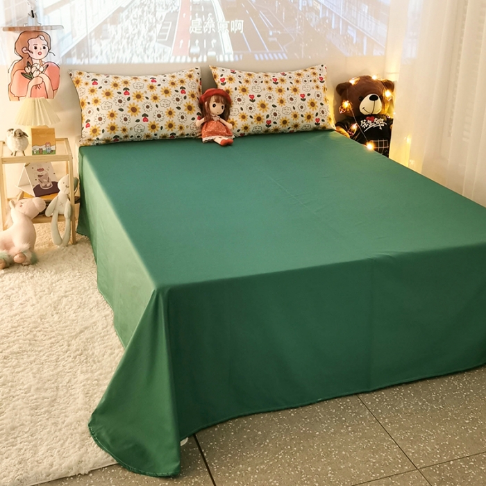 91家纺网 家纺一手货源 找家纺 HL原创新款13372全棉四件套夜晚网红风实拍图 葵花籽