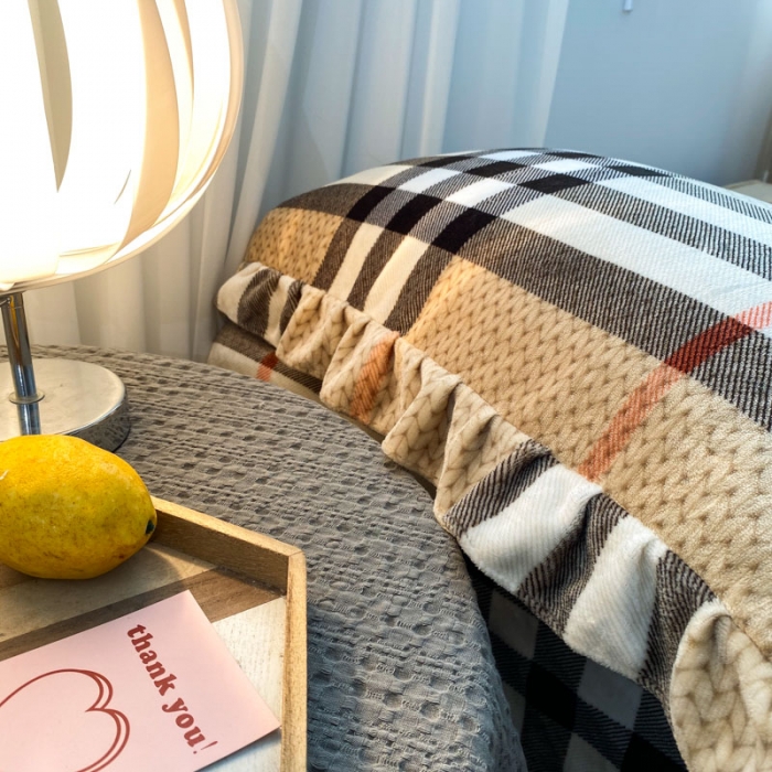 91家纺网 家纺一手货源 找家纺 妖妖家纺 2020新款花边牛奶绒四件套 爱格