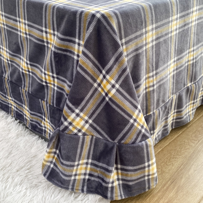 91家纺网 家纺一手货源 找家纺 妖妖家纺 2020新款花边牛奶绒四件套 巴卜豆豆