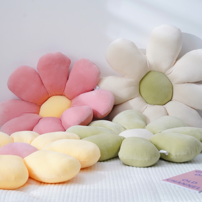 91家纺网 家纺一手货源 找家纺 （总）希诺 2020新款朵朵系列-小雏菊抱枕