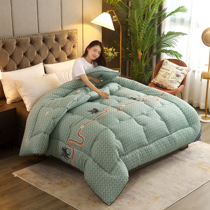 91家纺网 家纺一手货源 找家纺 （总）畅销被业 2020新款德芙棉羽丝绒冬被