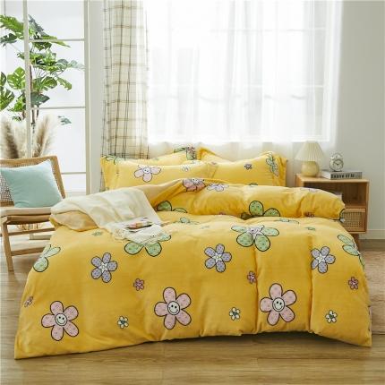 91家纺网 家纺一手货源 找家纺 （总）曼璐家纺 2025新款牛奶绒四件套