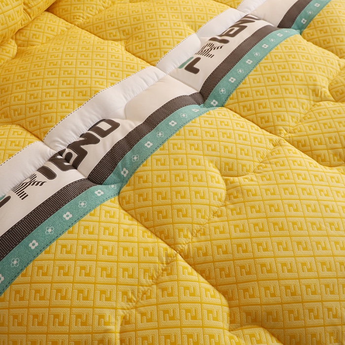 91家纺网 家纺一手货源 找家纺 畅销被业 2020新款德芙棉羽丝绒冬被 爱尔兰-黄