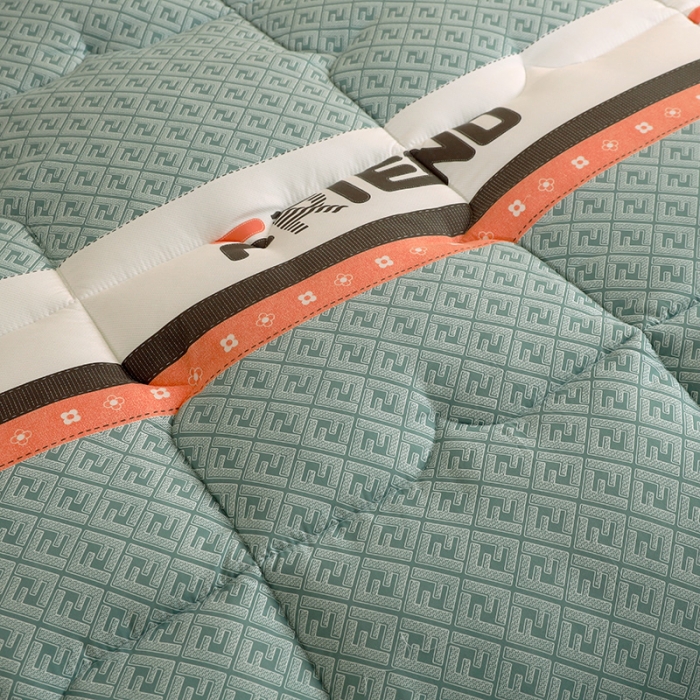 91家纺网 家纺一手货源 找家纺 畅销被业 2020新款德芙棉羽丝绒冬被 爱尔兰-绿