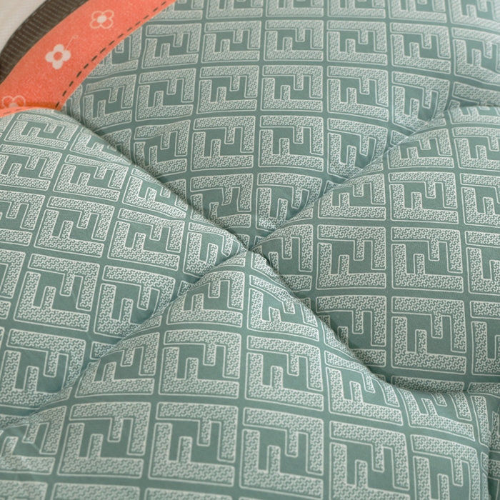 91家纺网 家纺一手货源 找家纺 畅销被业 2020新款德芙棉羽丝绒冬被 爱尔兰-绿