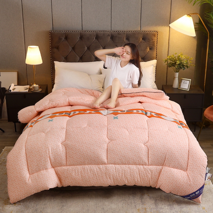 91家纺网 家纺一手货源 找家纺 畅销被业 2020新款德芙棉羽丝绒冬被 爱尔兰-玉