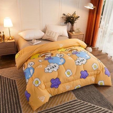 91家纺网 家纺一手货源 找家纺 畅销被业 2020新款海藻棉冬被 冲鸭