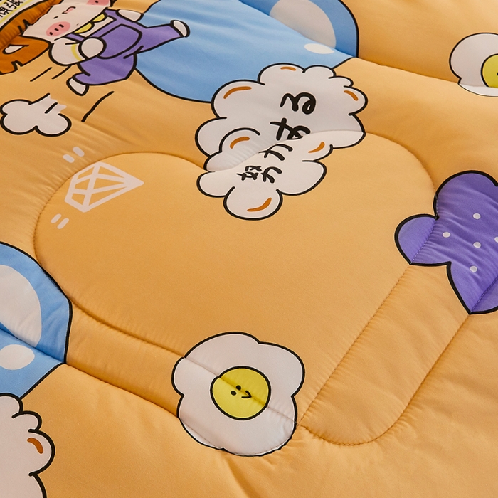 91家纺网 家纺一手货源 找家纺 畅销被业 2020新款海藻棉冬被 冲鸭