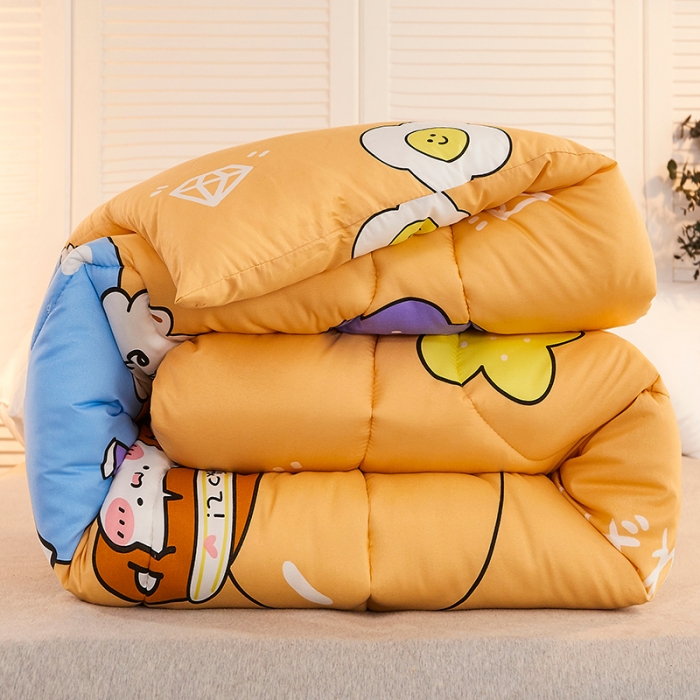 91家纺网 家纺一手货源 找家纺 畅销被业 2020新款海藻棉冬被 冲鸭