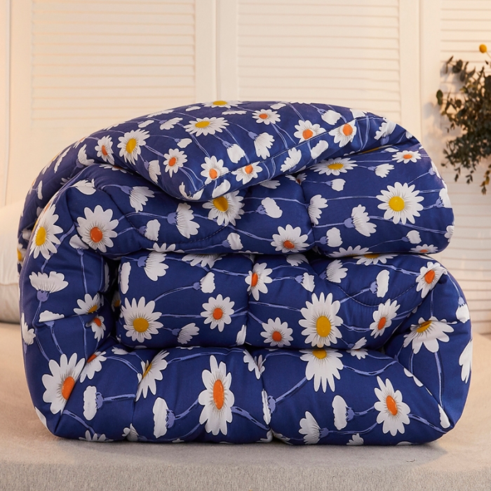 91家纺网 家纺一手货源 找家纺 畅销被业 2020新款海藻棉冬被 雏菊