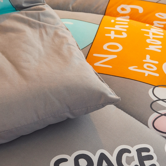 91家纺网 家纺一手货源 找家纺 畅销被业 2020新款海藻棉冬被 花语