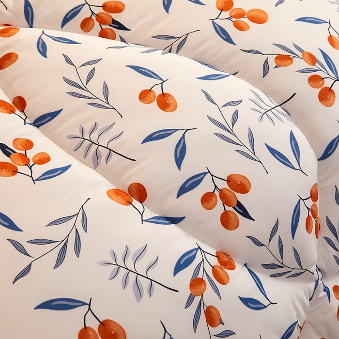 91家纺网 家纺一手货源 找家纺 畅销被业 2020新款海藻棉冬被 盛夏果实