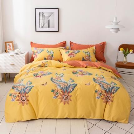 91家纺网 家纺一手货源 找家纺 （总）星期三 2020年8月新款全棉13372四件套（加老板微信有会员价）