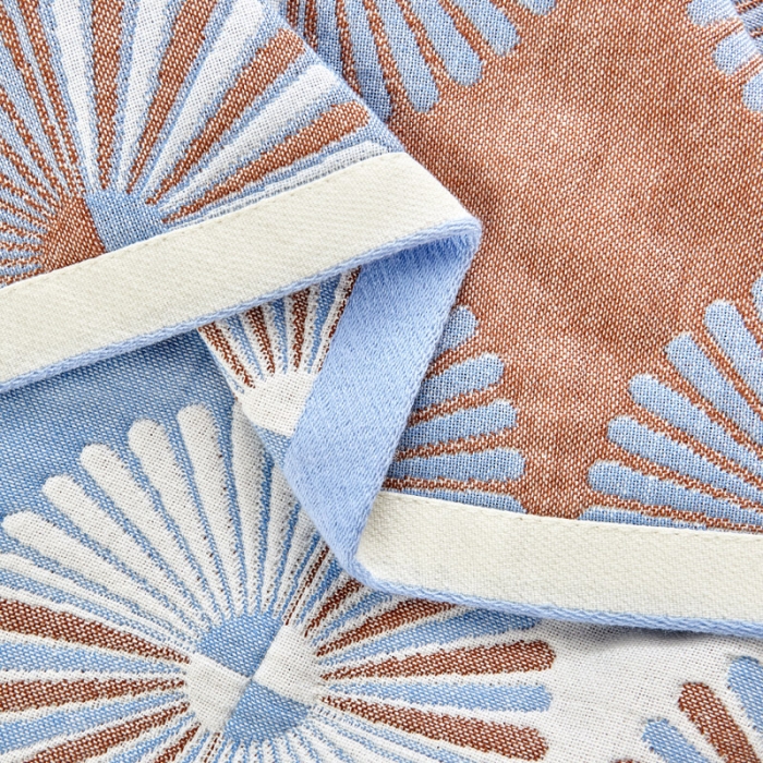 91家纺网 家纺一手货源 找家纺 朴尔 2020年波西米亚风全棉四层纱布枕巾 布尔乔亚兰