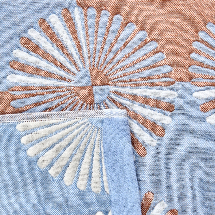 91家纺网 家纺一手货源 找家纺 朴尔 2020年波西米亚风全棉四层纱布枕巾 布尔乔亚兰