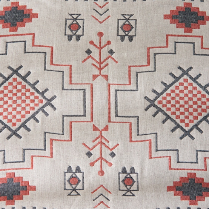 91家纺网 家纺一手货源 找家纺 朴尔 2020年波西米亚风全棉四层纱布枕巾 迷宫灰