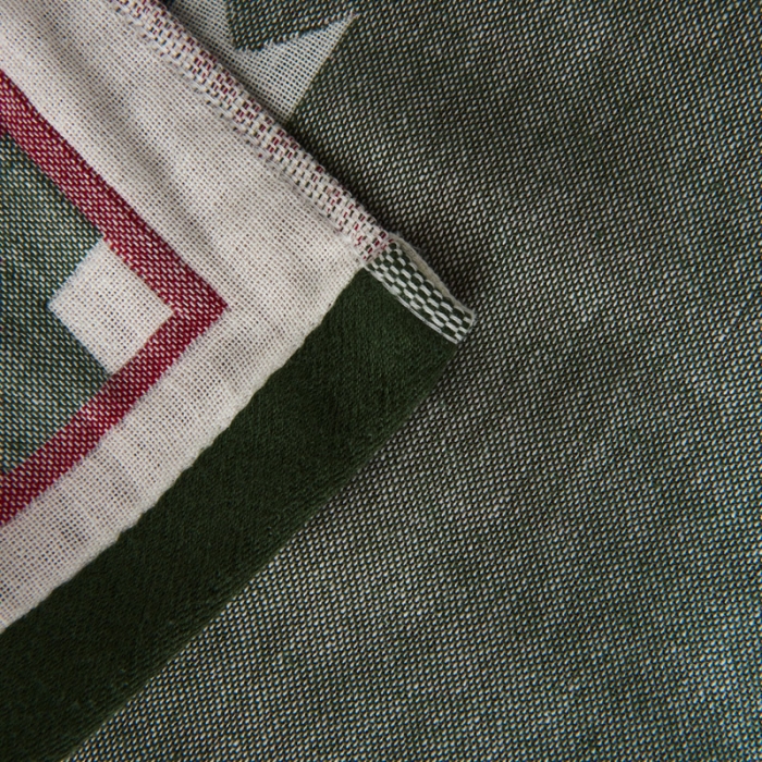 91家纺网 家纺一手货源 找家纺 朴尔 2020年波西米亚风全棉四层纱布枕巾 塔塔西蓝