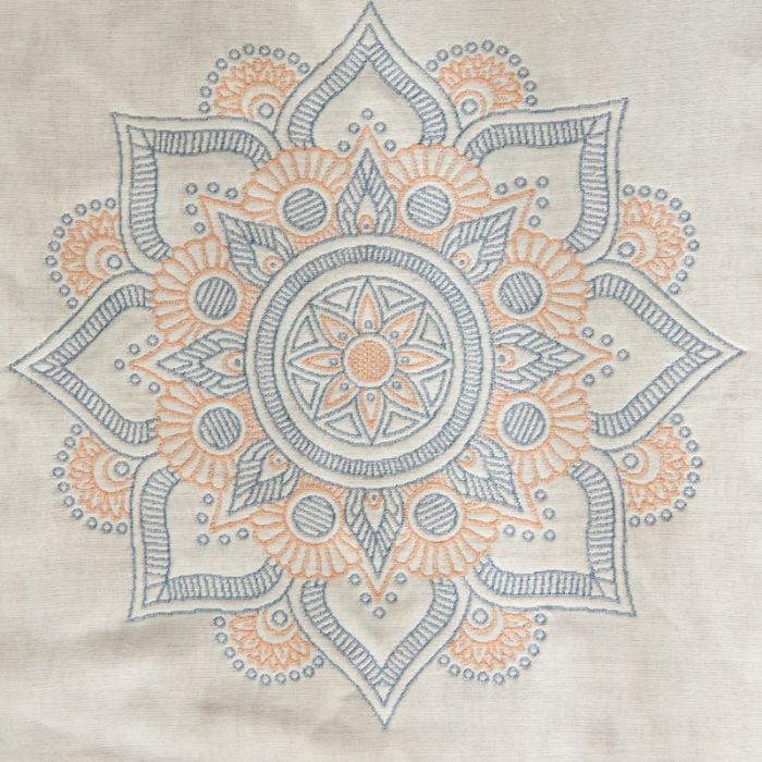 91家纺网 家纺一手货源 找家纺 朴尔 2020年波西米亚风全棉四层纱布枕巾 万花筒