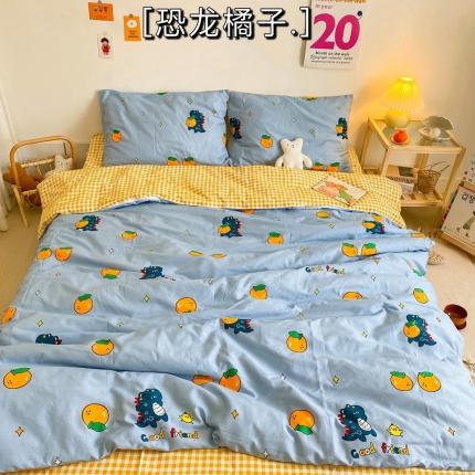 91家纺网 家纺一手货源 找家纺 （总）星期八 2020新款全棉13070开学四件套