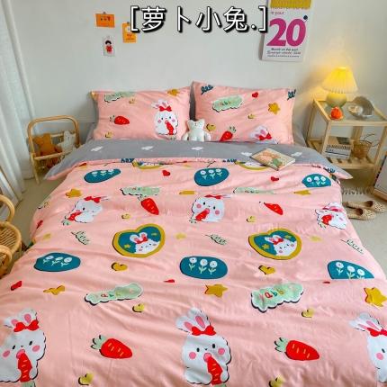 91家纺网 家纺一手货源 找家纺 （总）星期八 2020新款全棉13070开学四件套