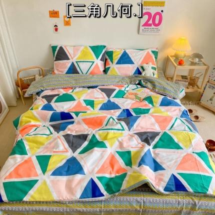 91家纺网 家纺一手货源 找家纺 （总）星期八 2020新款全棉13070开学四件套