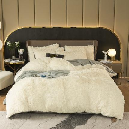 91家纺网 家纺一手货源 找家纺 （总）意尚风情 2020新款水貂绒四件套