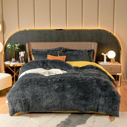 91家纺网 家纺一手货源 找家纺 （总）意尚风情 2020新款水貂绒四件套