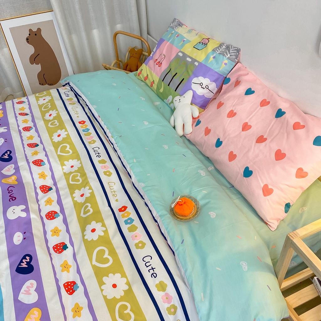 91家纺网 家纺一手货源 找家纺 星期八 2020新款全棉13070开学四件套 草莓小兔