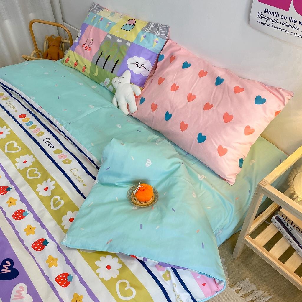 91家纺网 家纺一手货源 找家纺 星期八 2020新款全棉13070开学四件套 草莓小兔