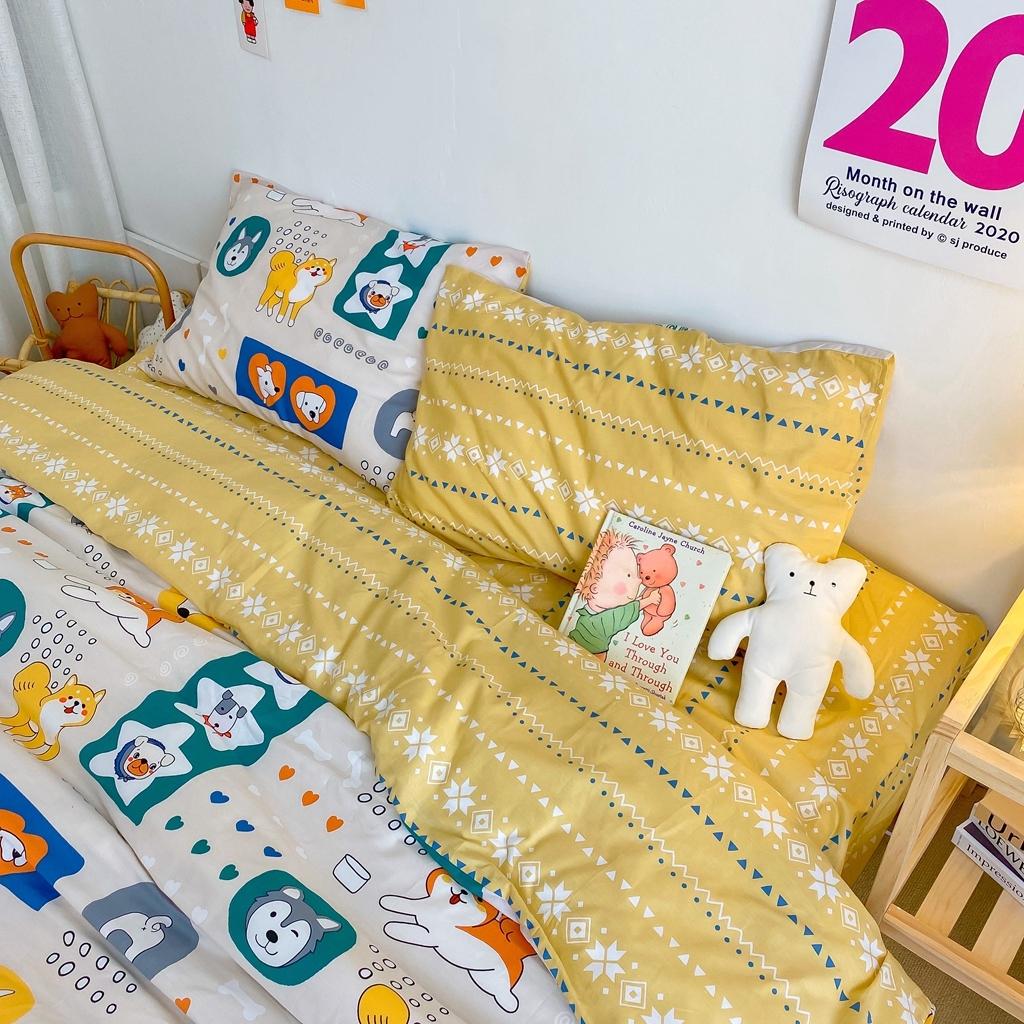 91家纺网 家纺一手货源 找家纺 星期八 2020新款全棉13070开学四件套 柴犬