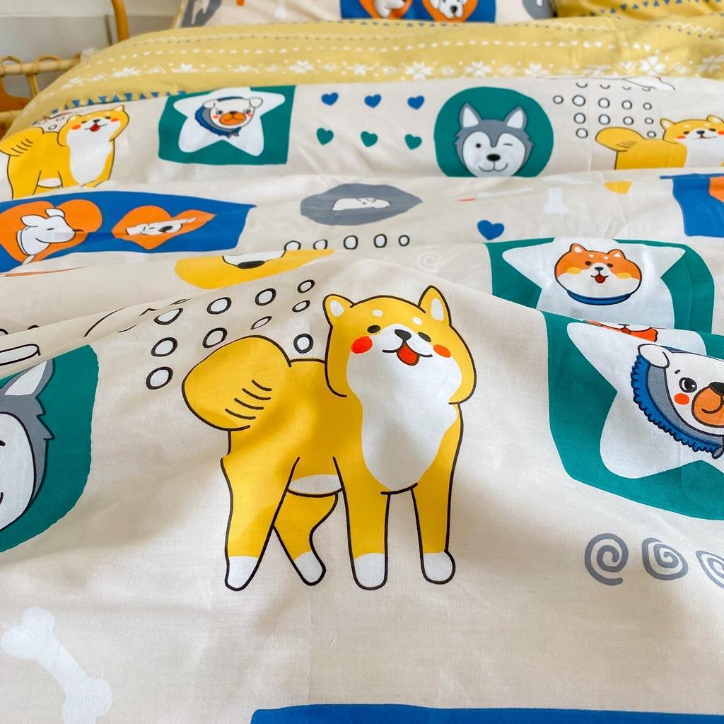 91家纺网 家纺一手货源 找家纺 星期八 2020新款全棉13070开学四件套 柴犬