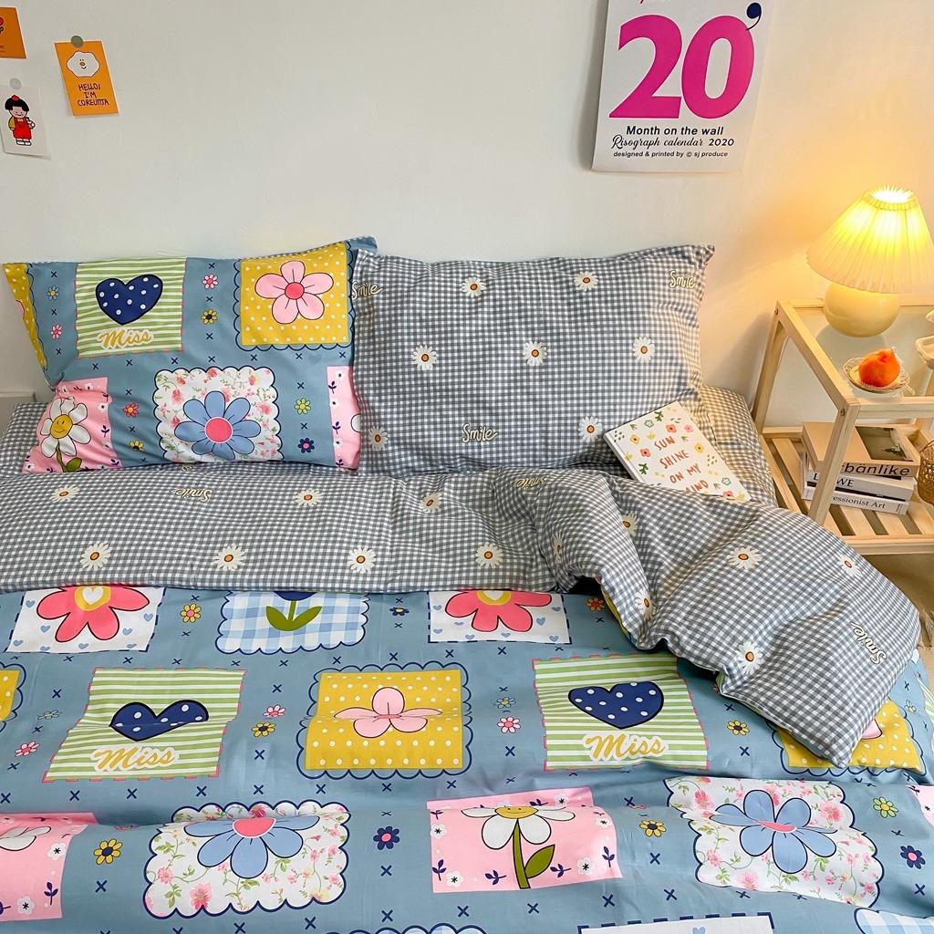 91家纺网 家纺一手货源 找家纺 星期八 2020新款全棉13070开学四件套 格子花花