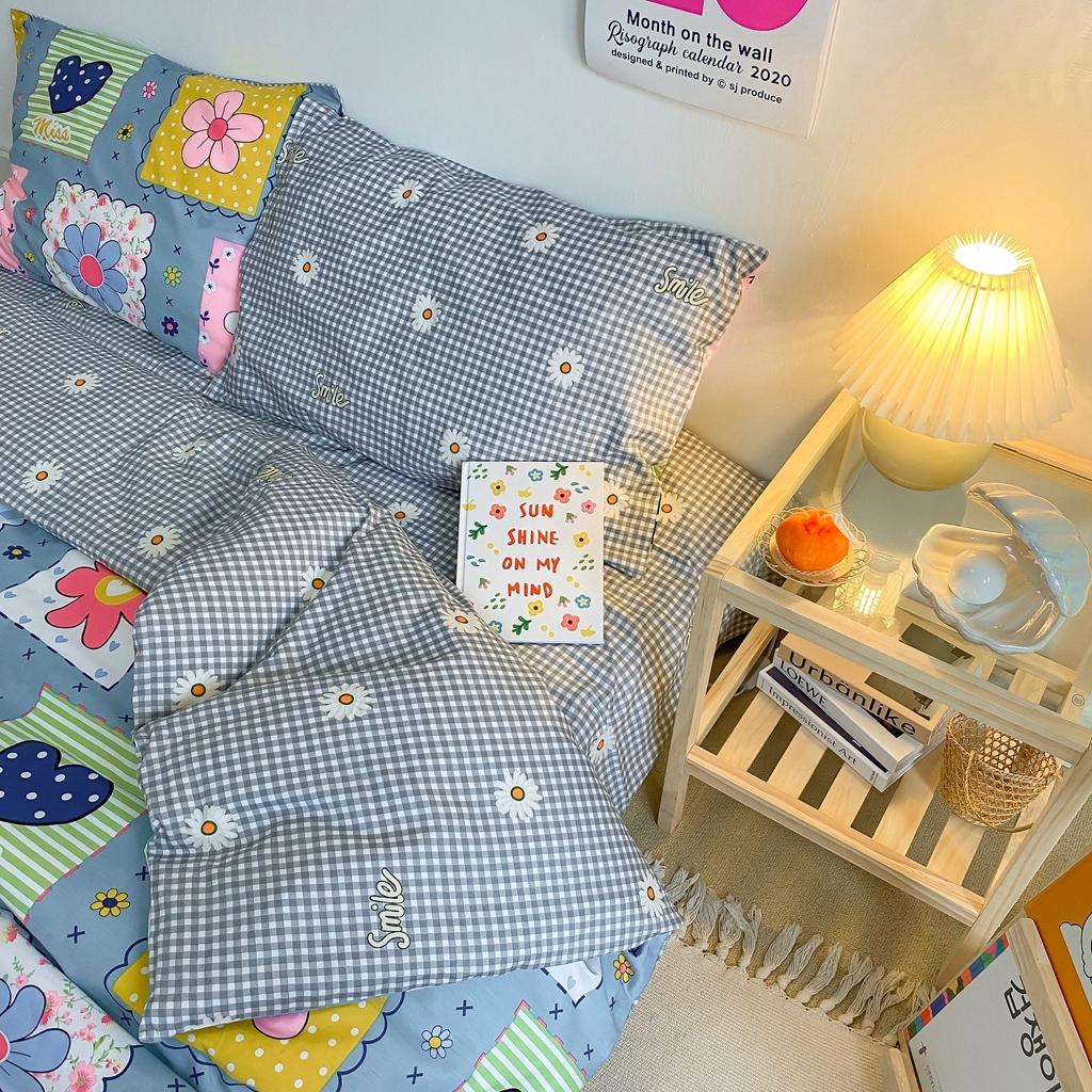 91家纺网 家纺一手货源 找家纺 星期八 2020新款全棉13070开学四件套 格子花花