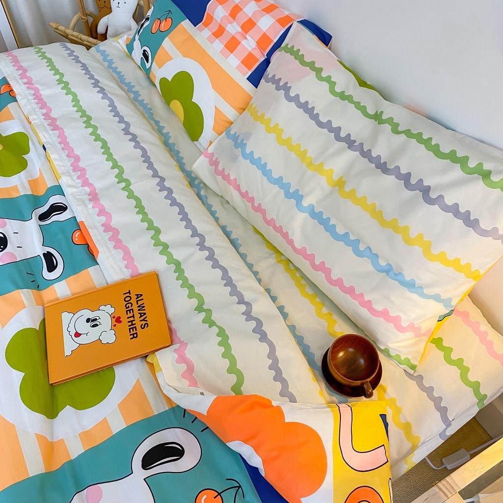 91家纺网 家纺一手货源 找家纺 星期八 2020新款全棉13070开学四件套 格子汪