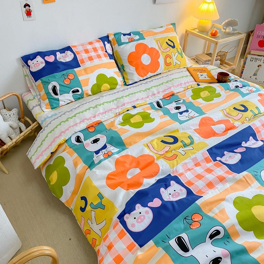 91家纺网 家纺一手货源 找家纺 星期八 2020新款全棉13070开学四件套 格子汪