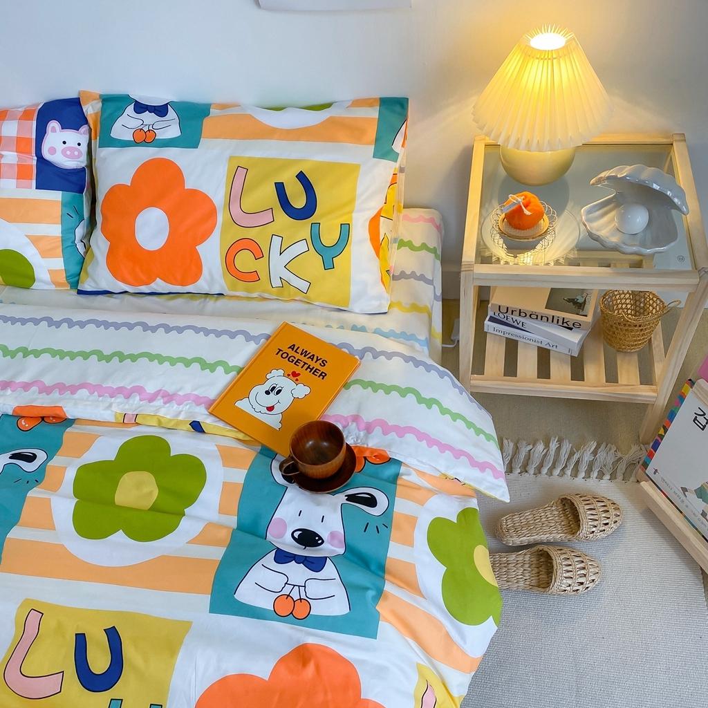 91家纺网 家纺一手货源 找家纺 星期八 2020新款全棉13070开学四件套 格子汪