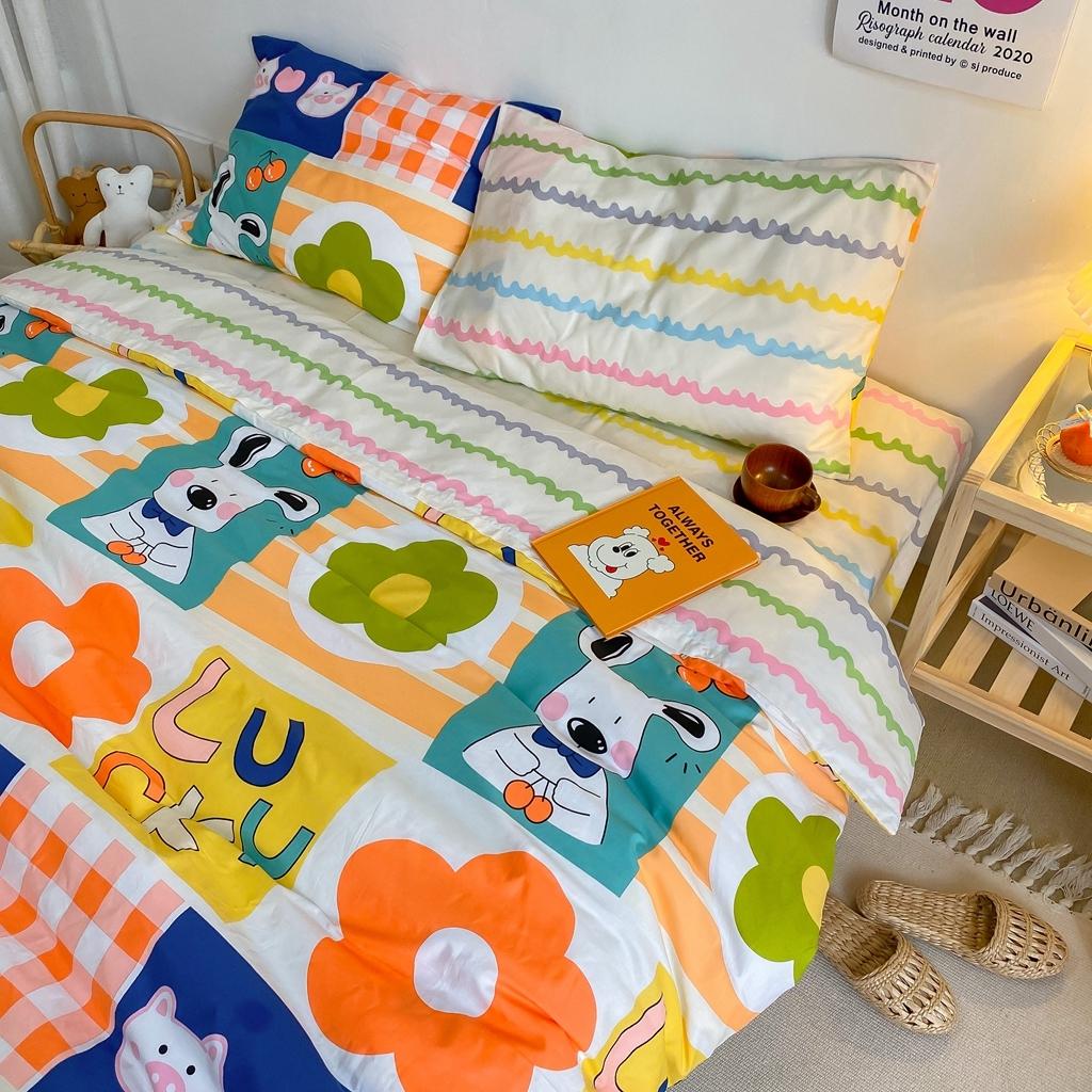 91家纺网 家纺一手货源 找家纺 星期八 2020新款全棉13070开学四件套 格子汪