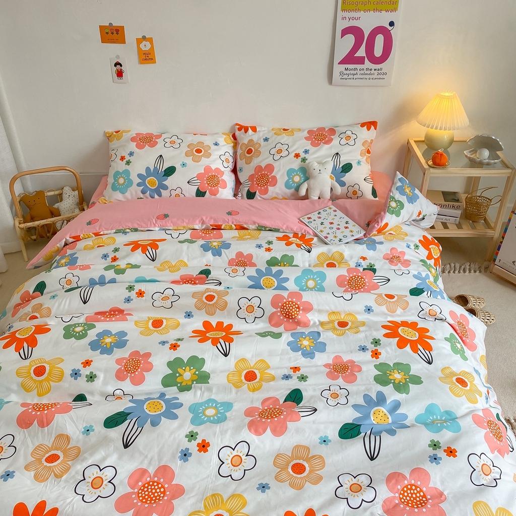 91家纺网 家纺一手货源 找家纺 星期八 2020新款全棉13070开学四件套 花漫