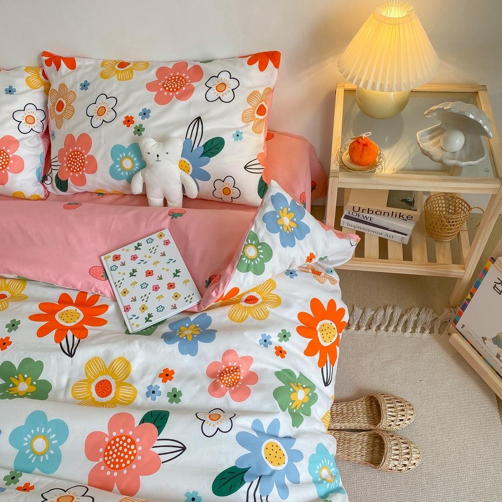 91家纺网 家纺一手货源 找家纺 星期八 2020新款全棉13070开学四件套 花漫