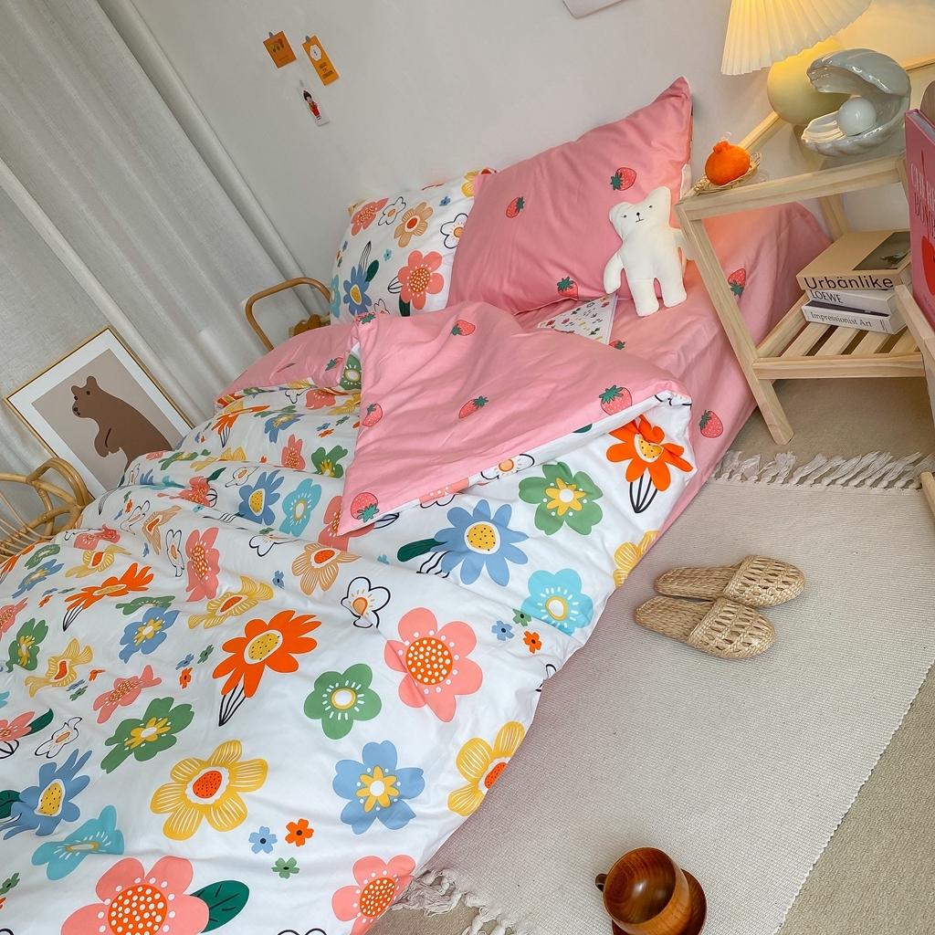 91家纺网 家纺一手货源 找家纺 星期八 2020新款全棉13070开学四件套 花漫