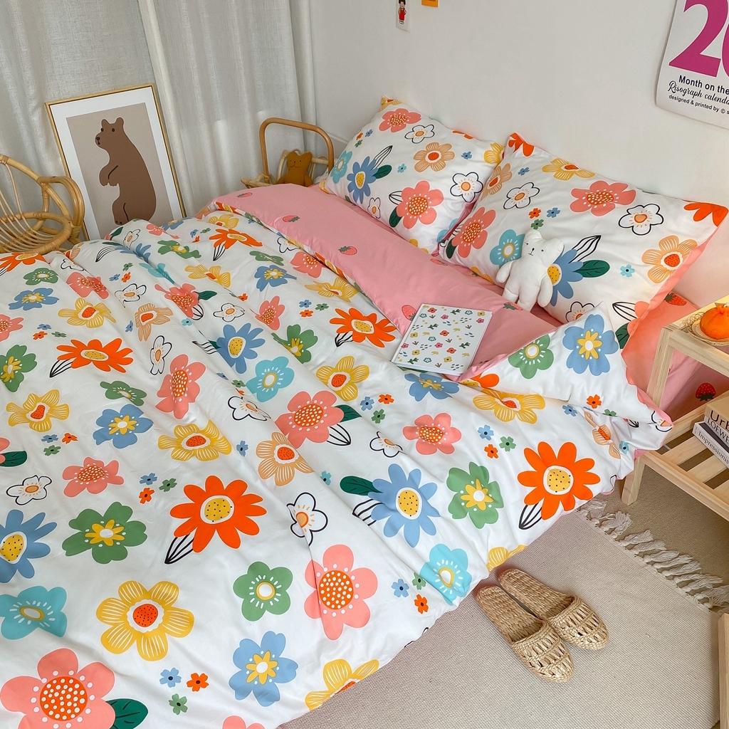 91家纺网 家纺一手货源 找家纺 星期八 2020新款全棉13070开学四件套 花漫