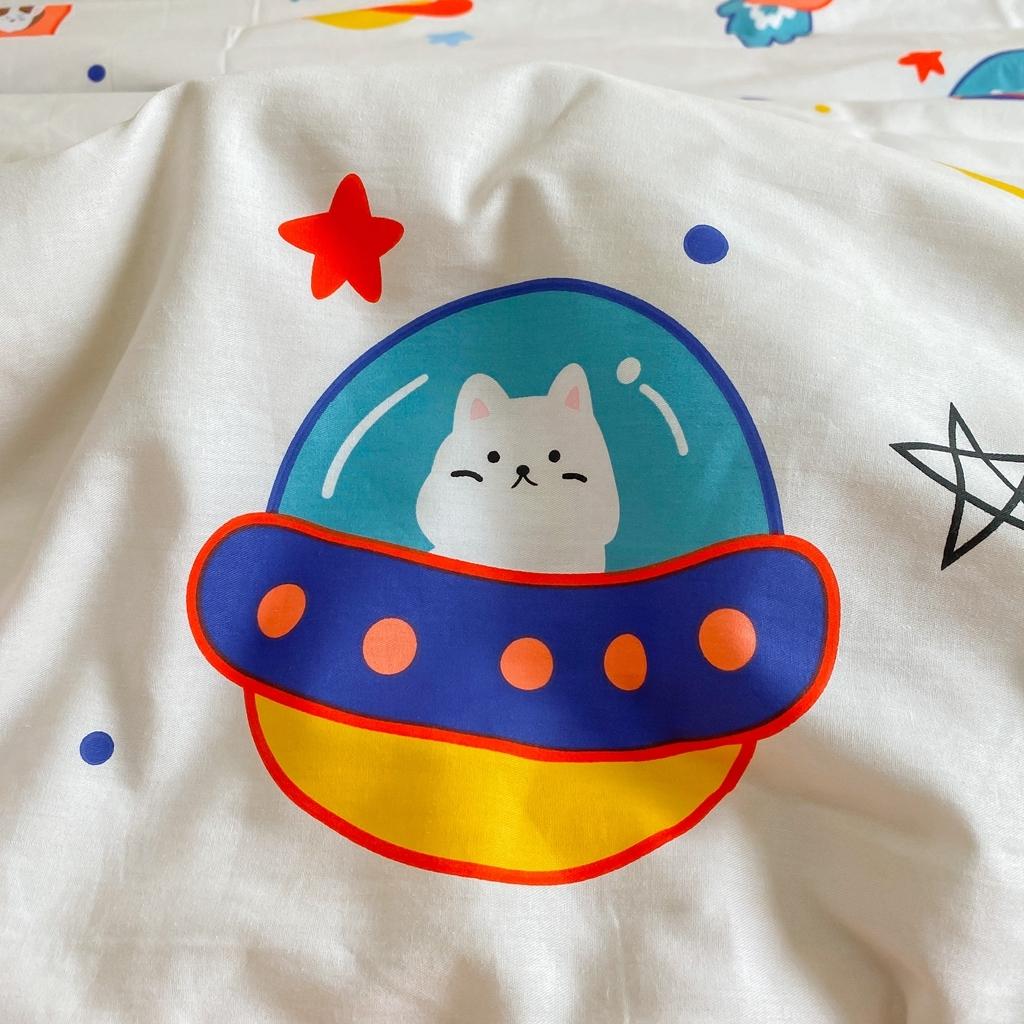 91家纺网 家纺一手货源 找家纺 星期八 2020新款全棉13070开学四件套 漫游太空