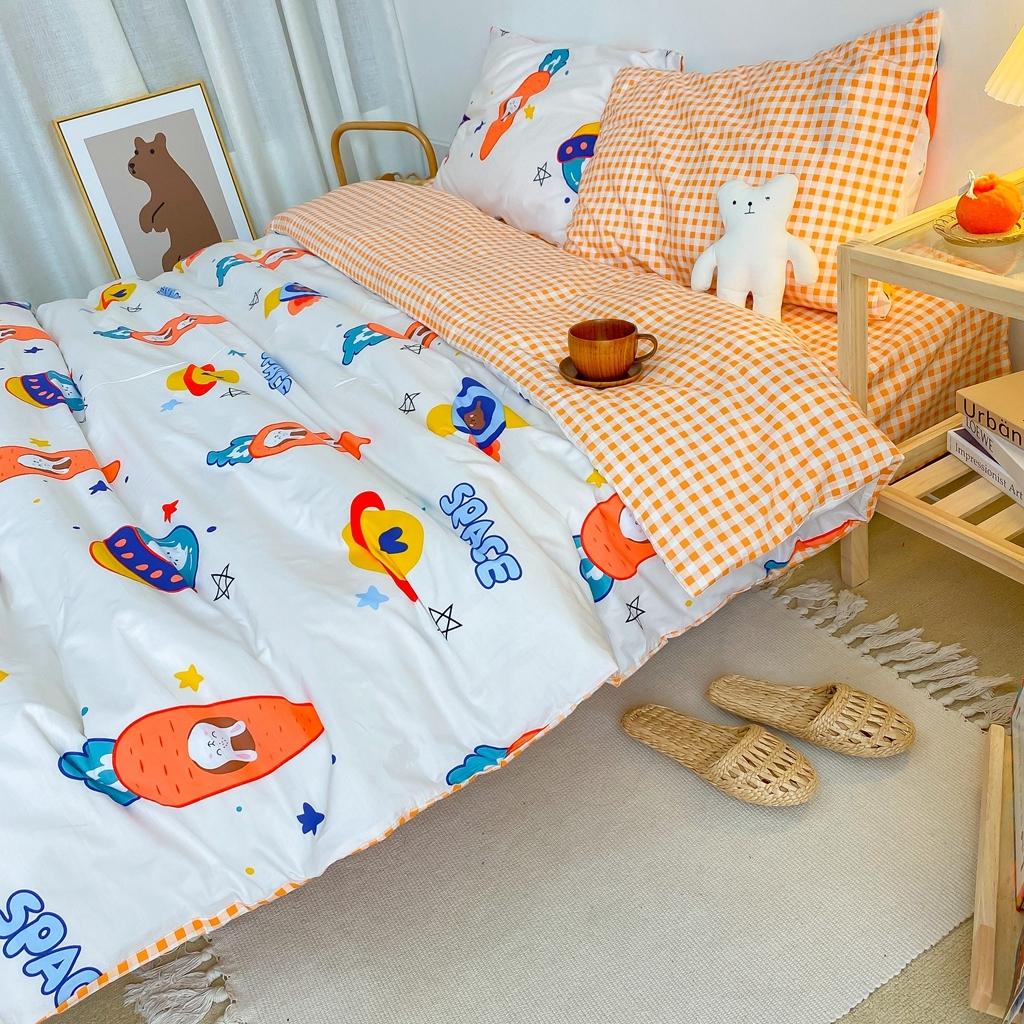 91家纺网 家纺一手货源 找家纺 星期八 2020新款全棉13070开学四件套 漫游太空