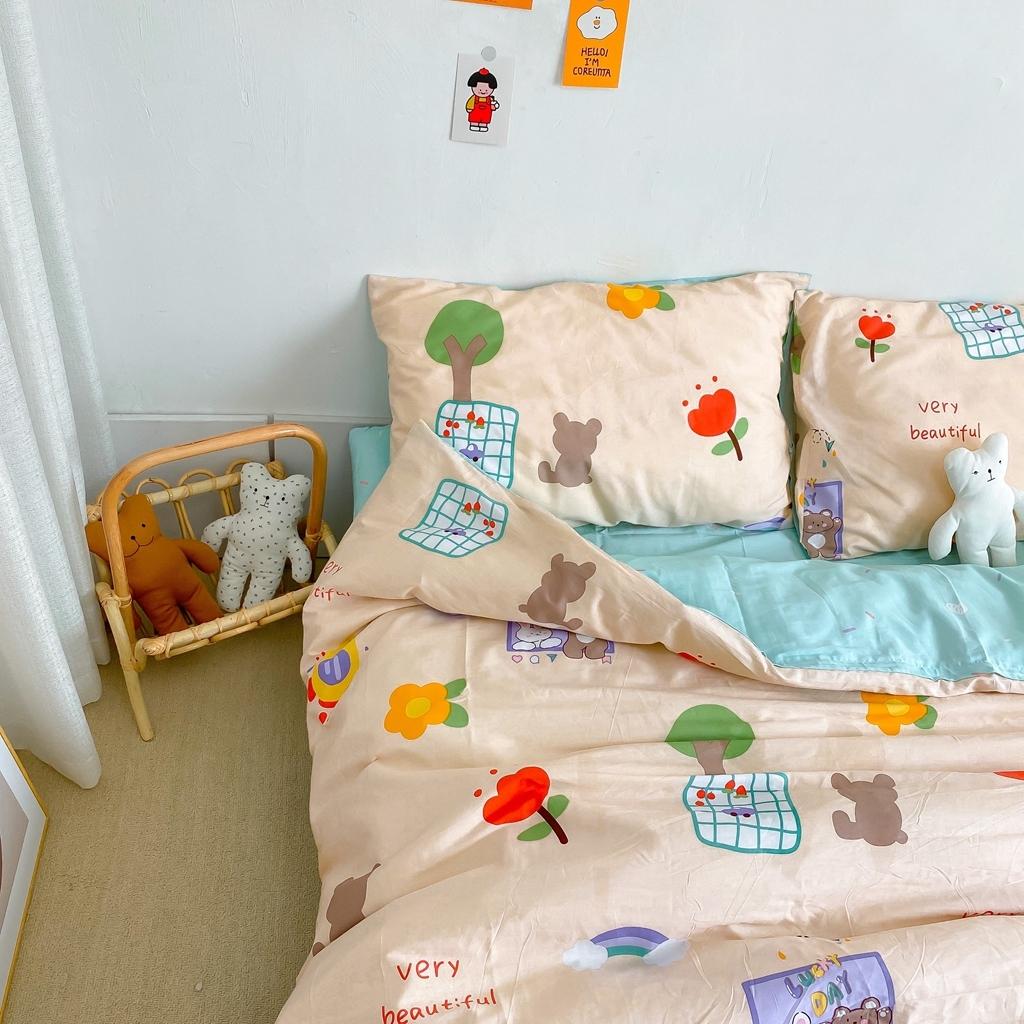 91家纺网 家纺一手货源 找家纺 星期八 2020新款全棉13070开学四件套 兔子和小熊