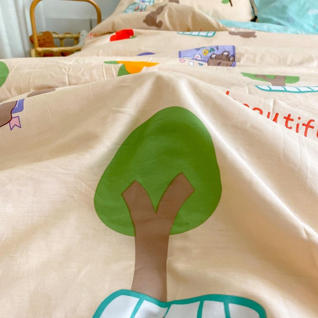 91家纺网 家纺一手货源 找家纺 星期八 2020新款全棉13070开学四件套 兔子和小熊