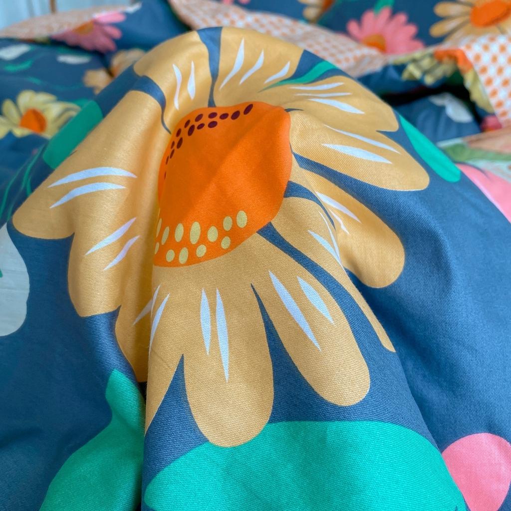 91家纺网 家纺一手货源 找家纺 星期八 2020新款全棉13070开学四件套 向日花丛