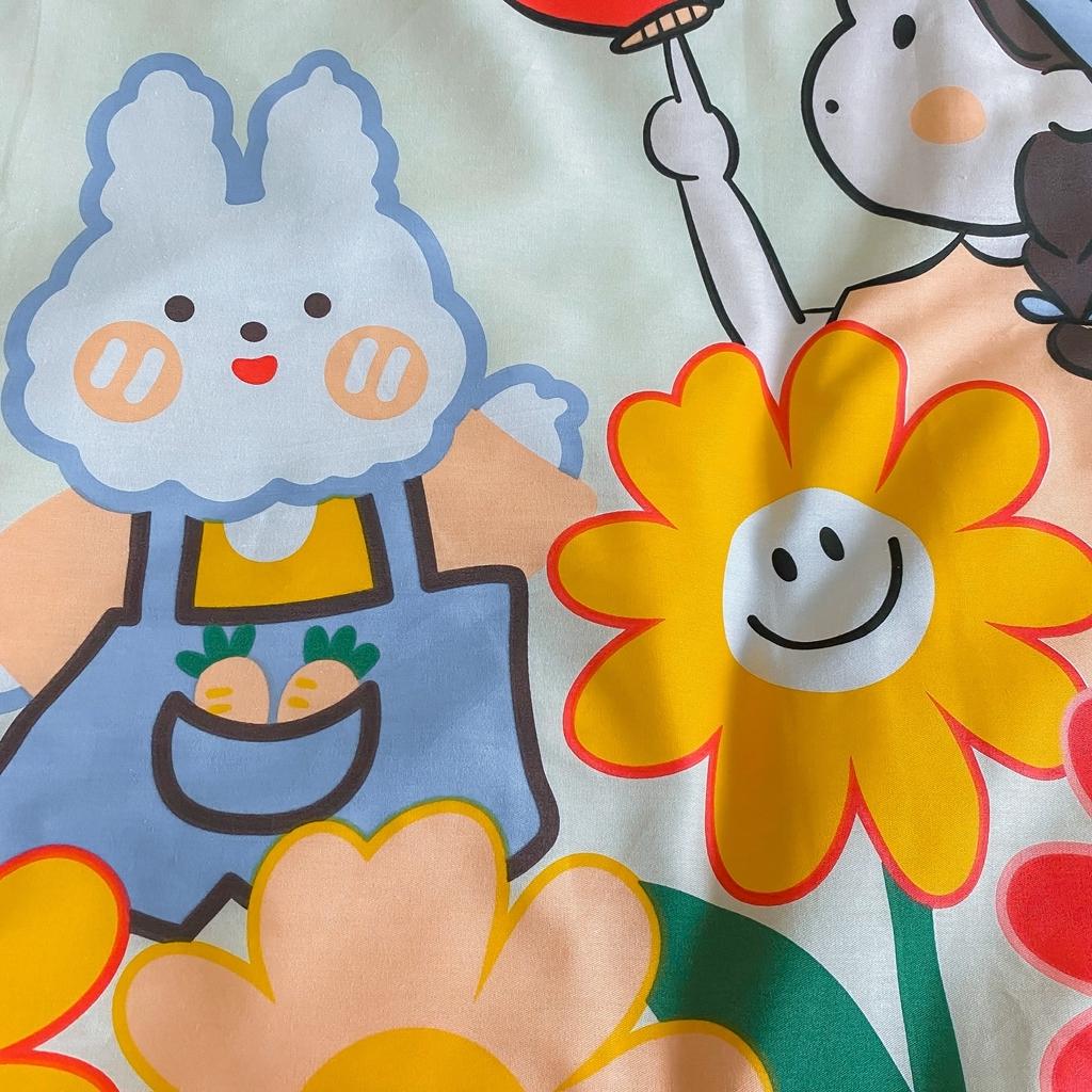 91家纺网 家纺一手货源 找家纺 星期八 2020新款全棉13070开学四件套 笑脸花花